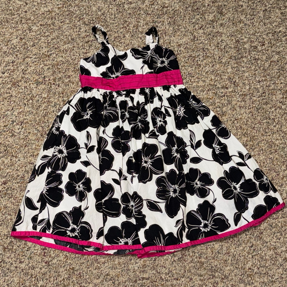Girls size‎ 8 Emily West Elegant White dress girls sun dress summer sun cute